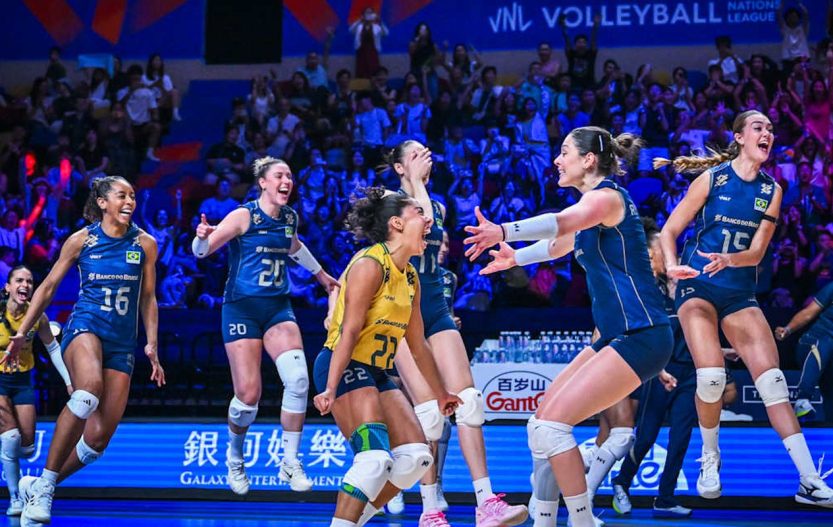 Brasil bate favorita Itália e terá Turquia na final da Liga das Nações