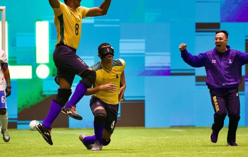 Brasil é hepatcampeão da Copa América de futebol de cegos em SP