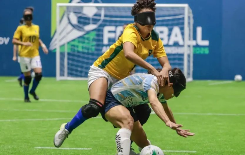 Brasileiras são vice-campeãs da Copa América de futebol de cegas