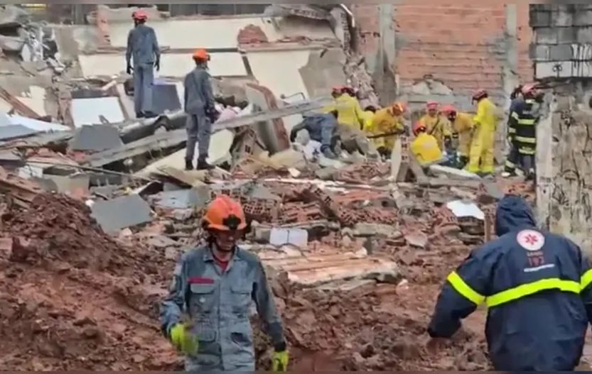 Prédio desaba em São Bernardo do Campo e deixa quatro feridos