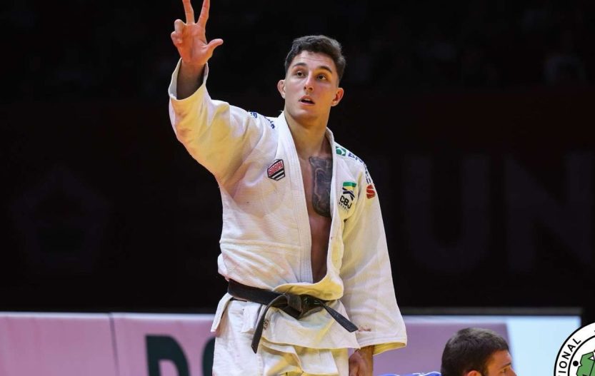 Guilherme Schimidt é ouro e país fecha Grand Slam de judô com 3 pódios