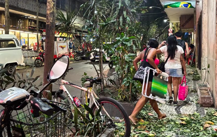 Rio de Janeiro tem duas mortes e um desaparecido depois de ventania