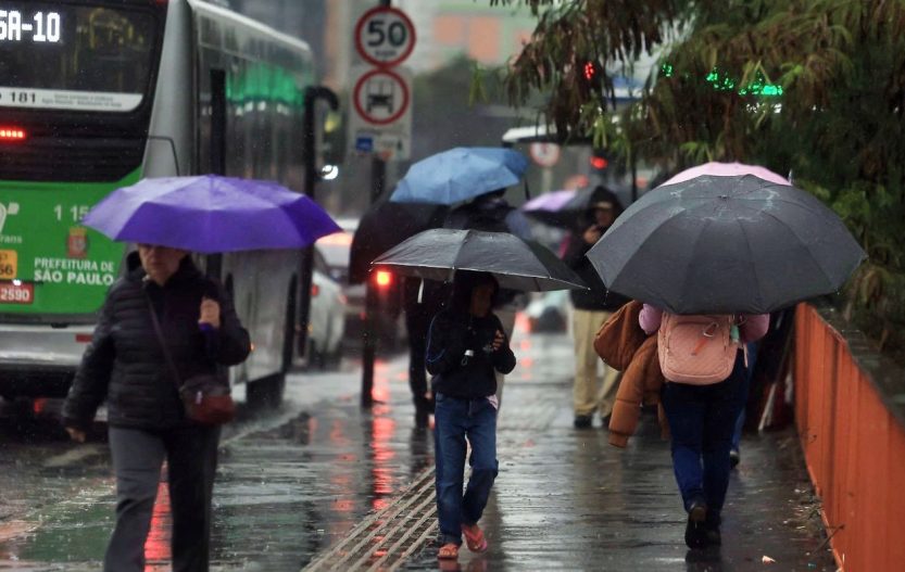 Fim de semana de eleição terá chuvas fortes no estado de São Paulo