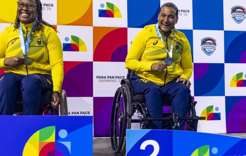 Parapan-Pacífico de natação: Brasil estreia com medalhas e recorde