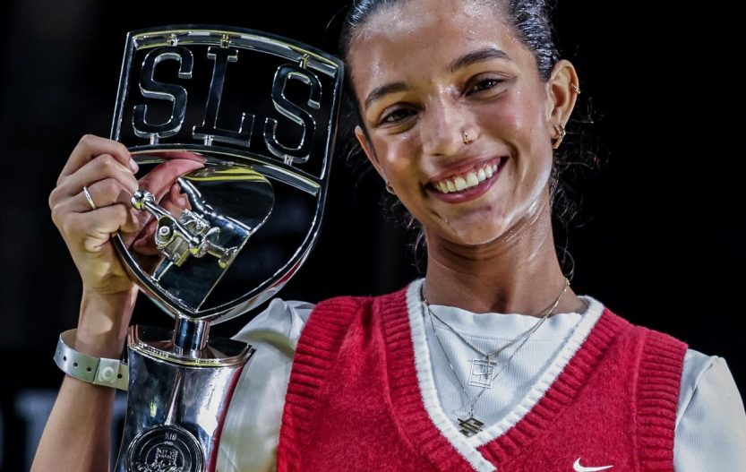 Rayssa é campeã da etapa carioca da Liga Internacional de Skate Street