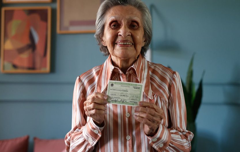 Campanha incentiva voto de quem tem mais de 70 anos