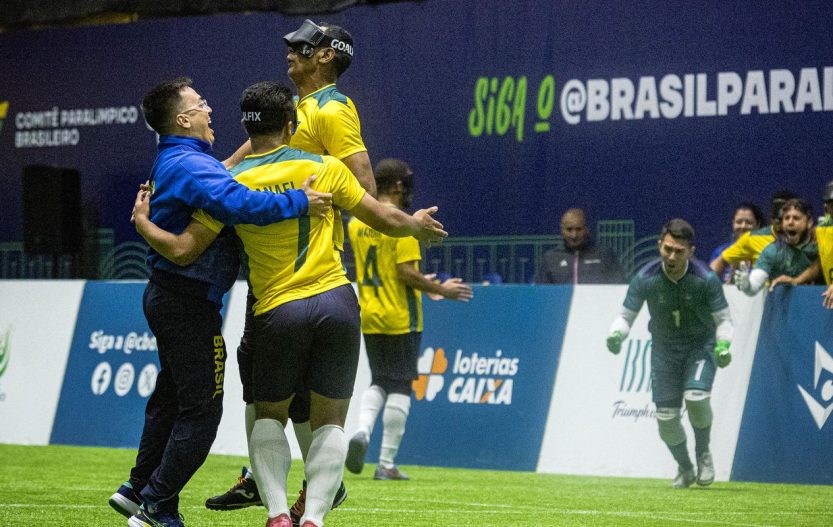Futebol de cegos: Brasil vai à final da Copa América contra Colômbia