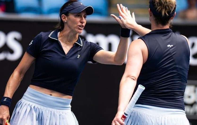 Dupla de Luisa Stefani vence estreia e avança à 2ª rodada do US Open