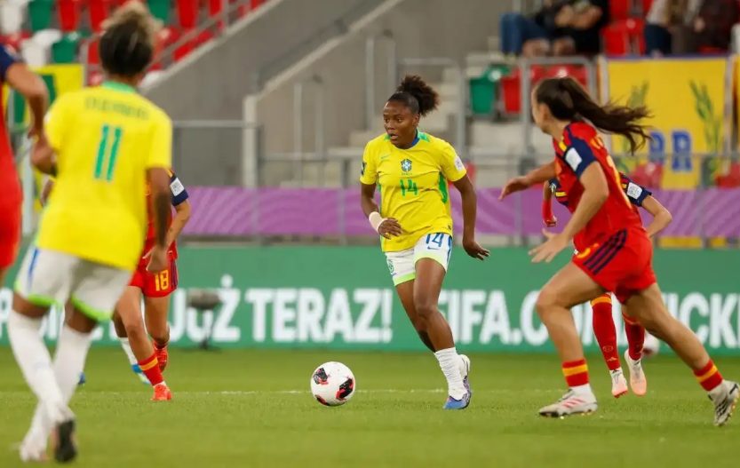 Brasil é eliminado pela Espanha nas quartas da Copa Feminina sub-20