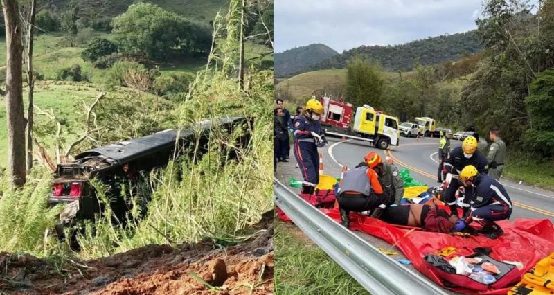 Cinco pessoas morrem em acidente com ônibus no interior de SP