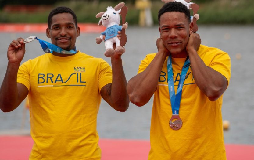 Jacky Godmann e Gabriel Nascimento são prata no Mundial de Canoagem